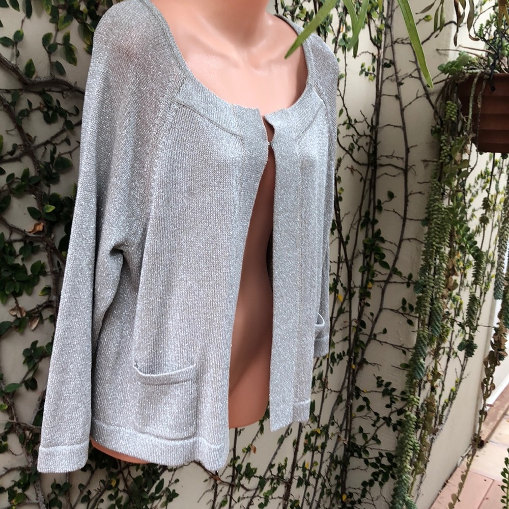 Silver cardigan